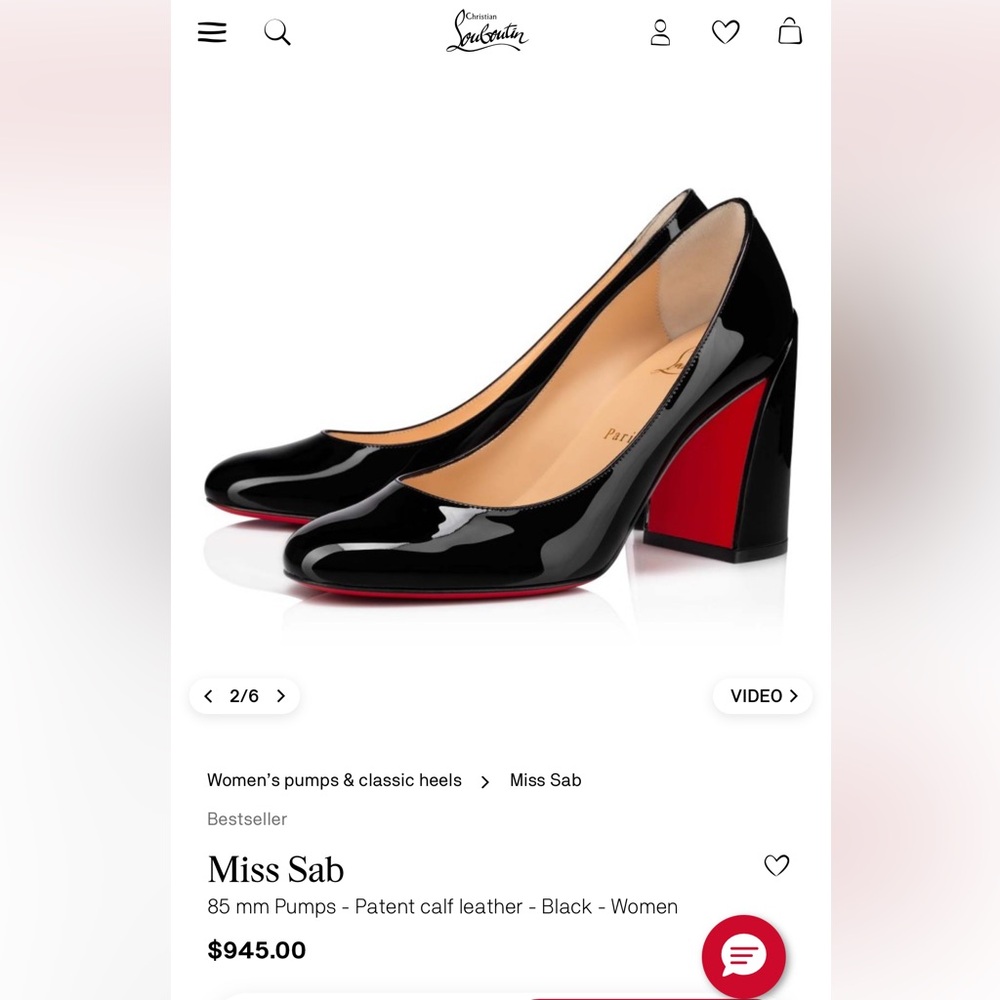 Christian Louboutin Miss Sab 85mm Pumps